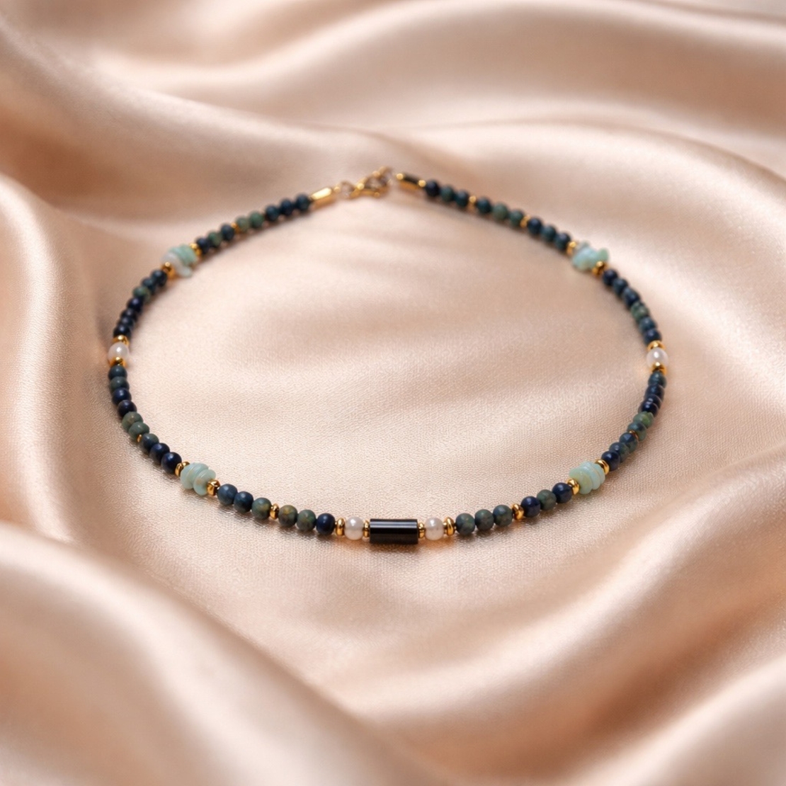 שרשרת green turquoise