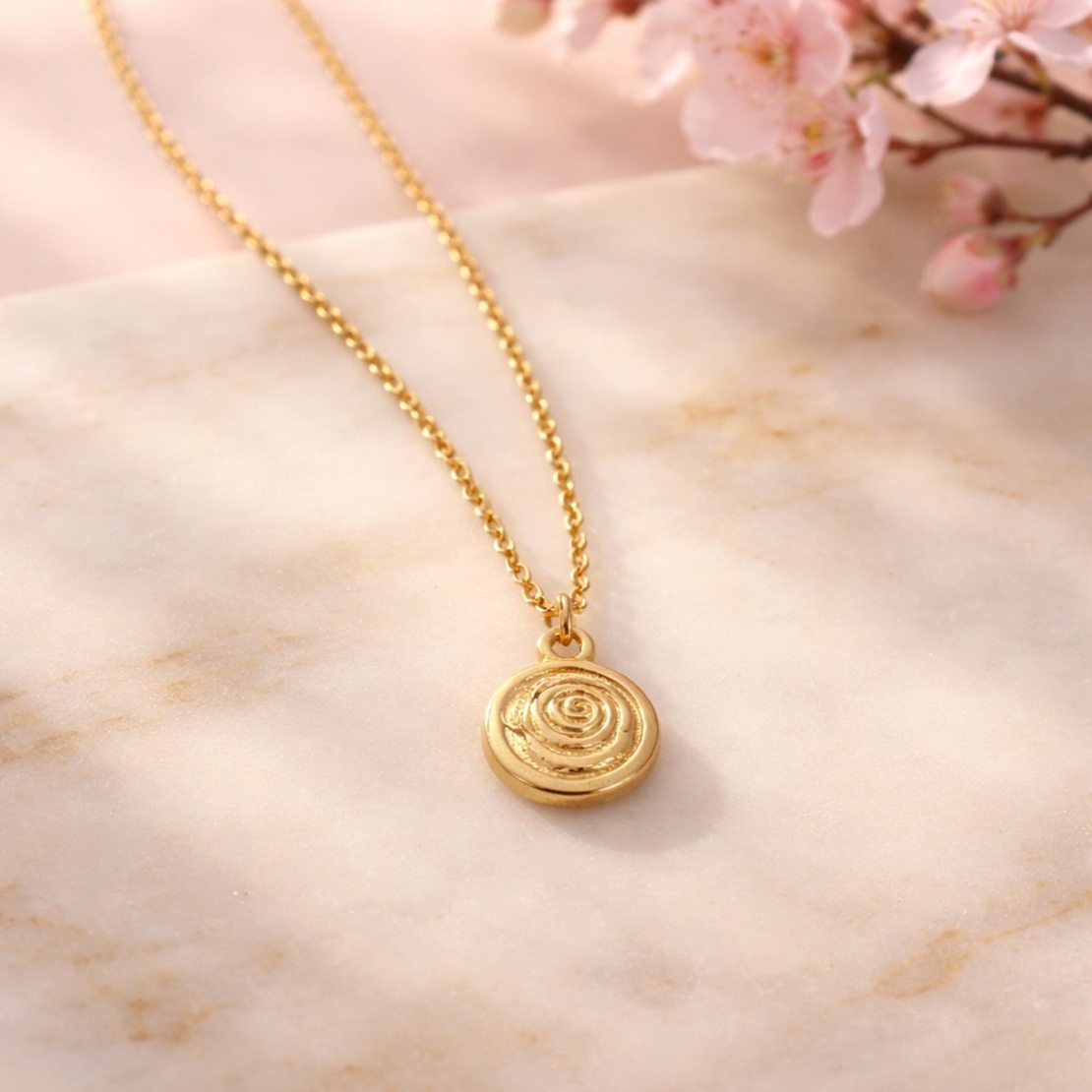 שרשרת תליון פרח