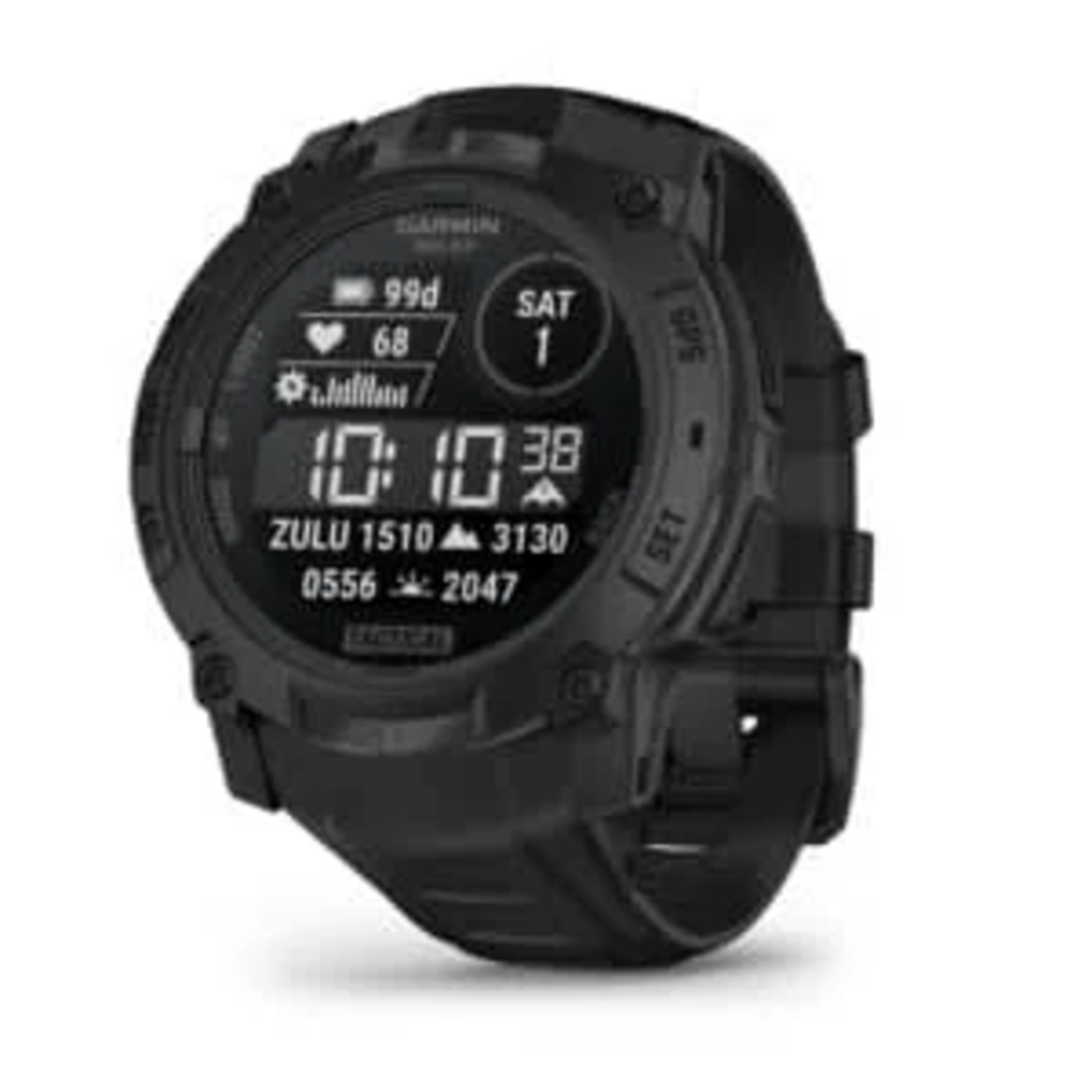 שעון ספורט חכם - Instinct® 3 Tactical Edition Solar | 50mm Black Bezel with Charcoal Band