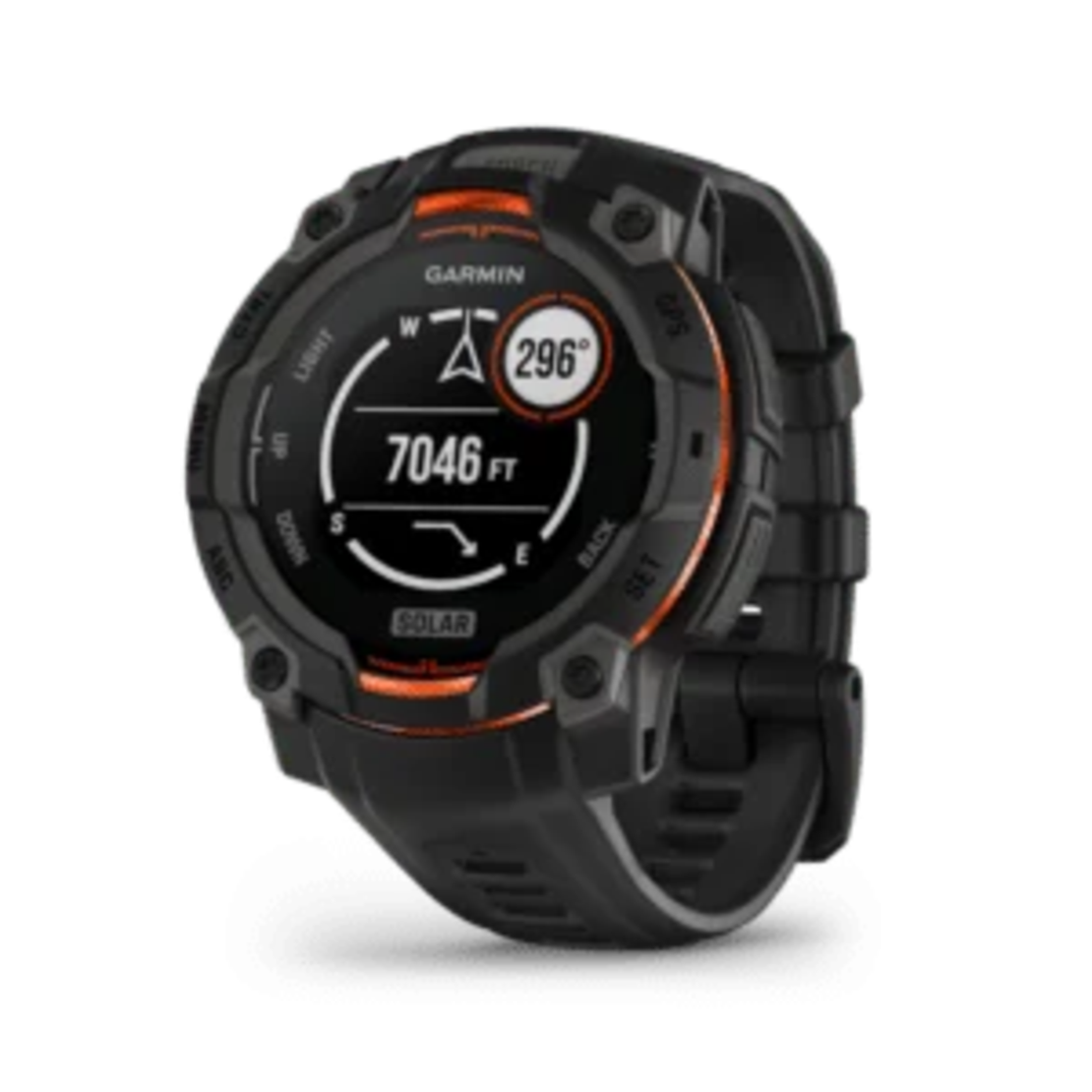 שעון ספורט חכם - Instinct® 3 Solar | 45mm Black Bezel with Black Band