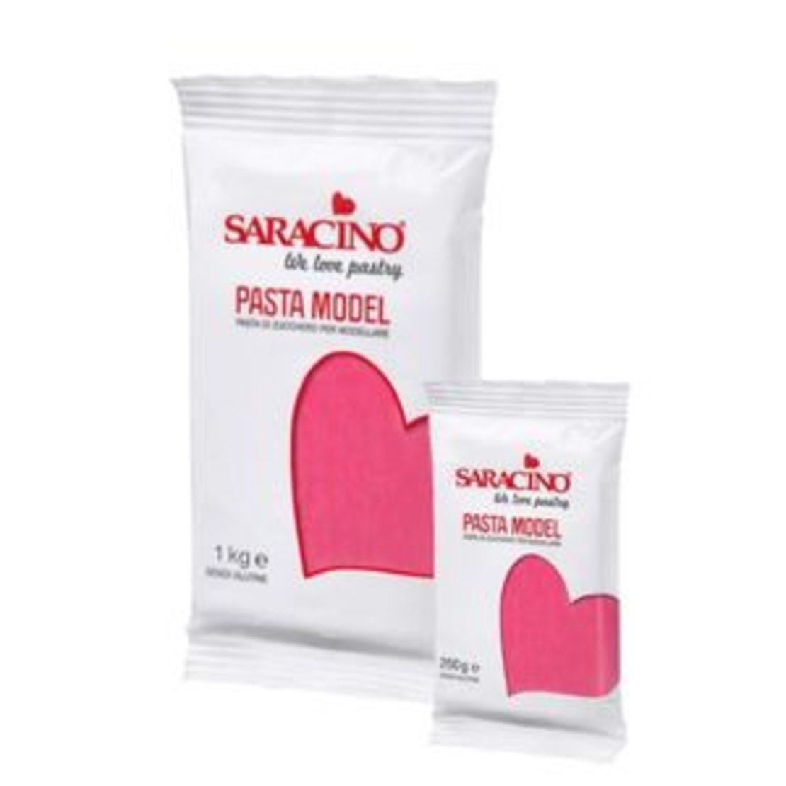 בצק סוכר סרנצ'ינו ורוד פוקסיה 1 ק