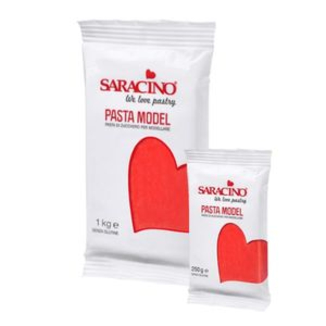 בצק סוכר סרנצ'ינו אדום 1 ק