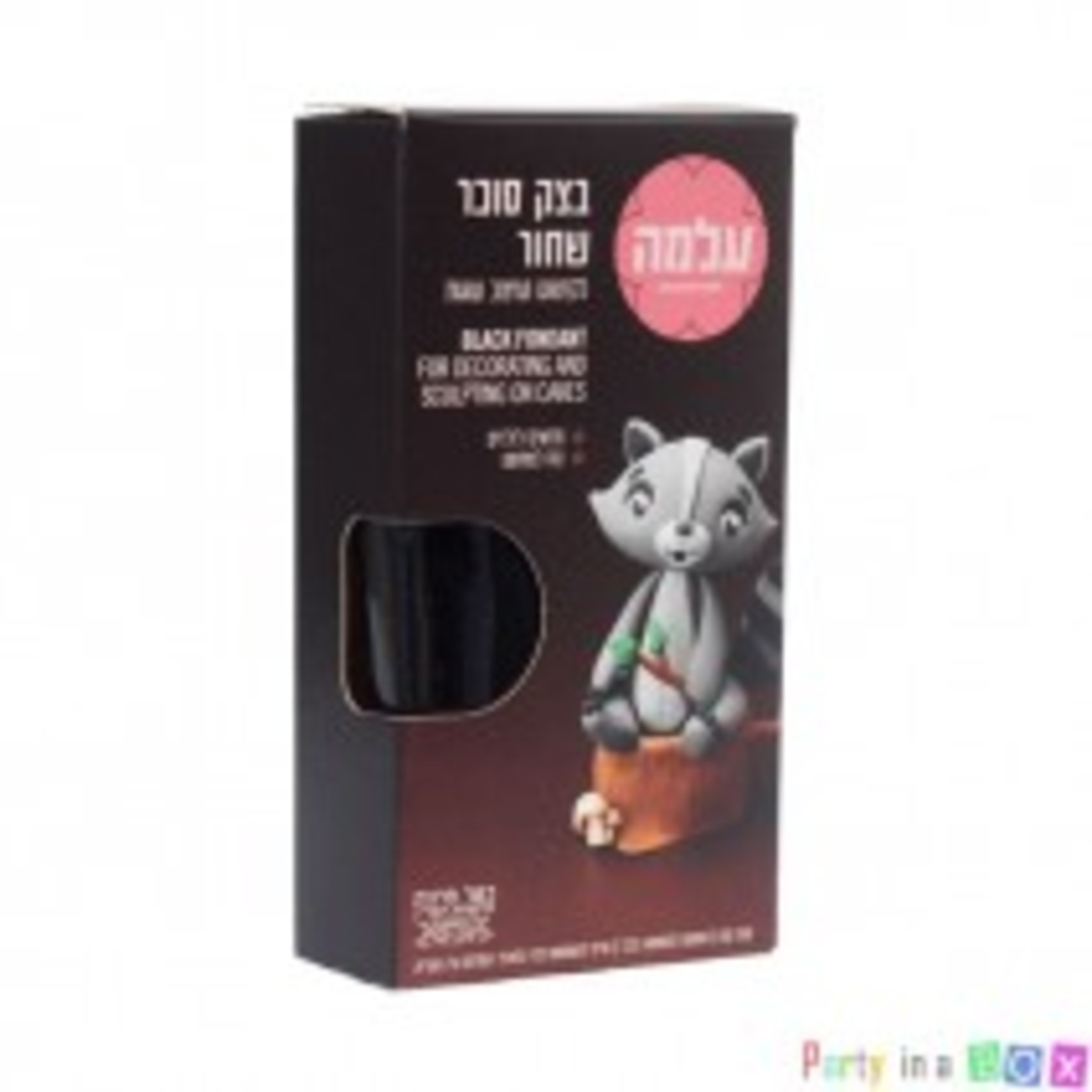 בצק סוכר עלמה שחור 150 גרם