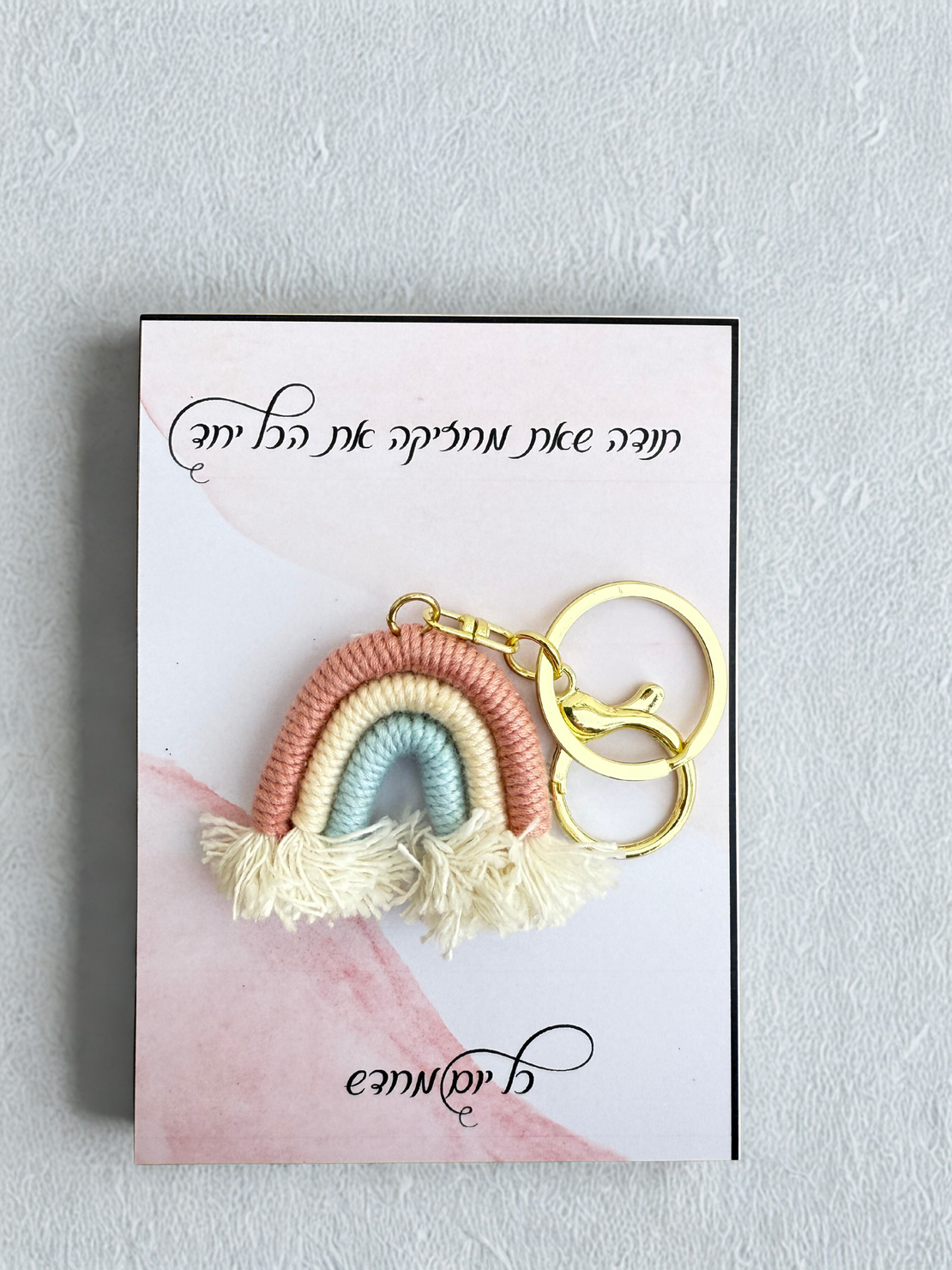 מארז קופסת תכשיטים וגלויה