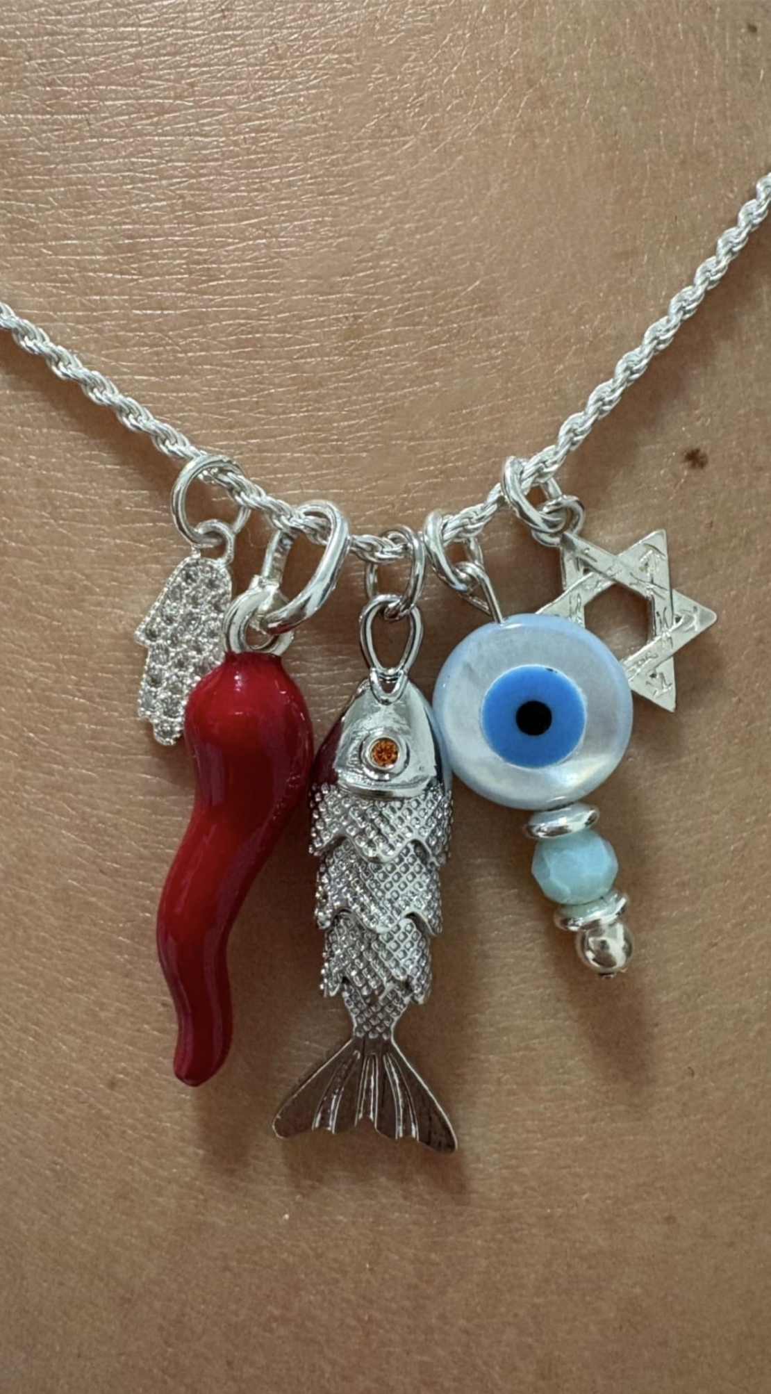 שרשרת צוקרים-כסף