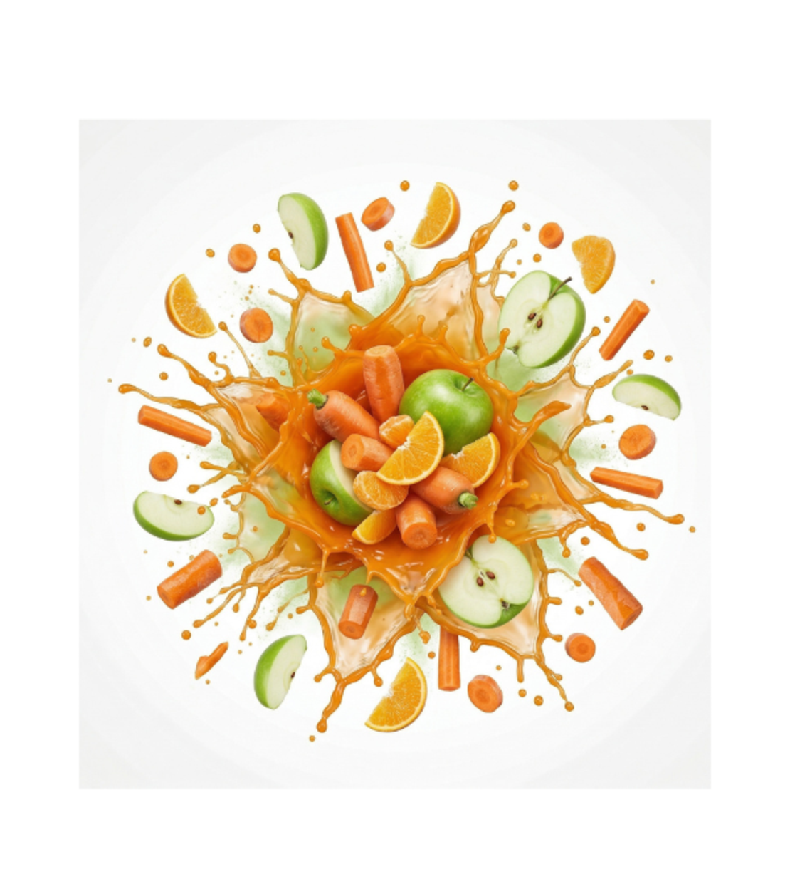 מיץ גזר-תפוח-תפוז סחוט טרי