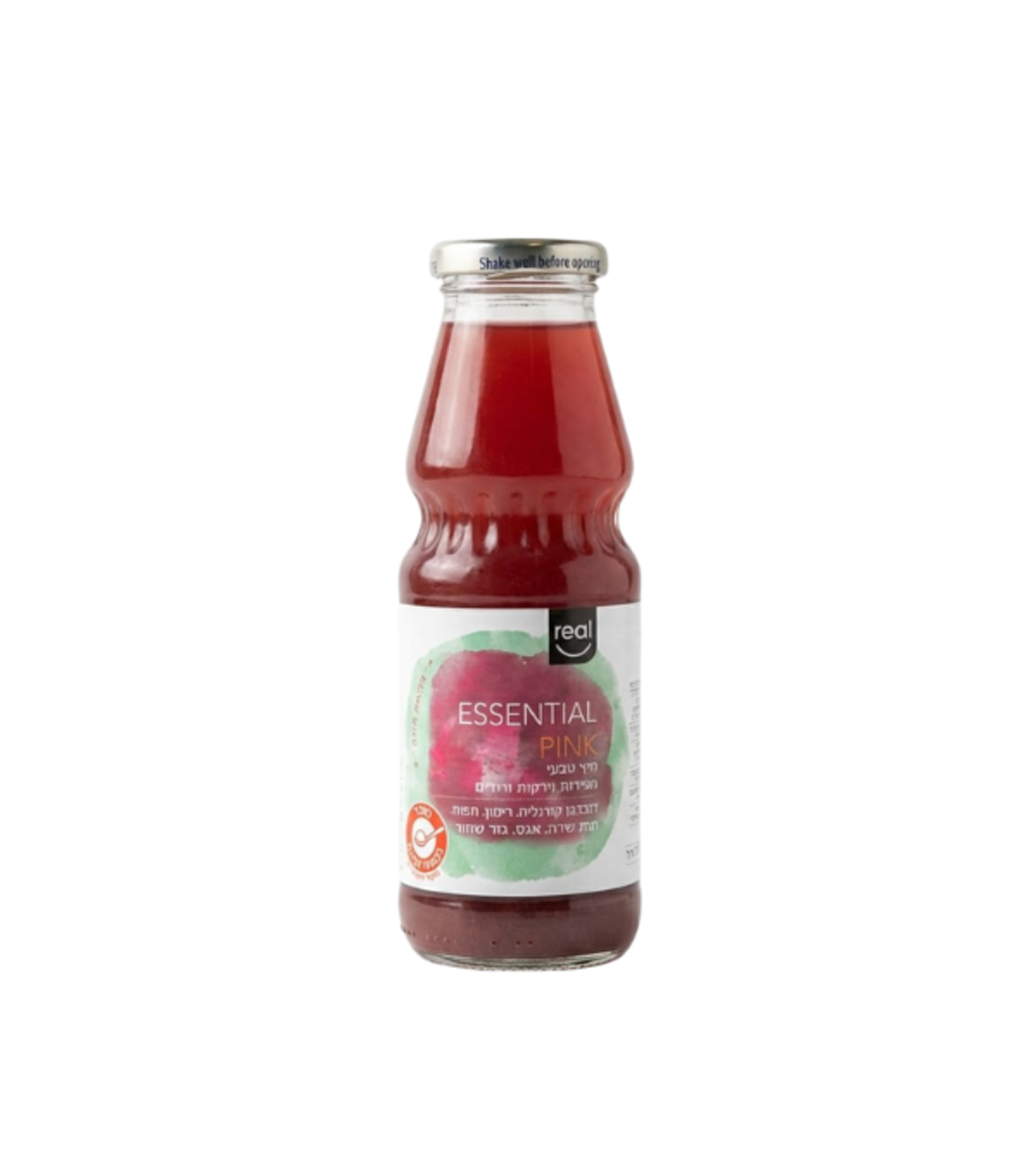 מיץ טבעי מפירות וירקות ורודים | 330 מ