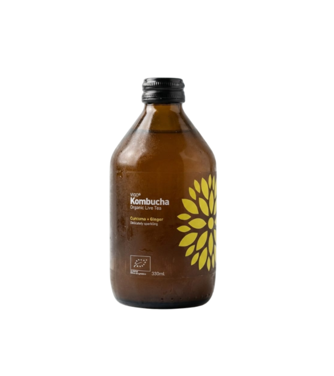 כורכום וג'ינג'ר משקה קמבוצ'ה אורגני | 330 מ