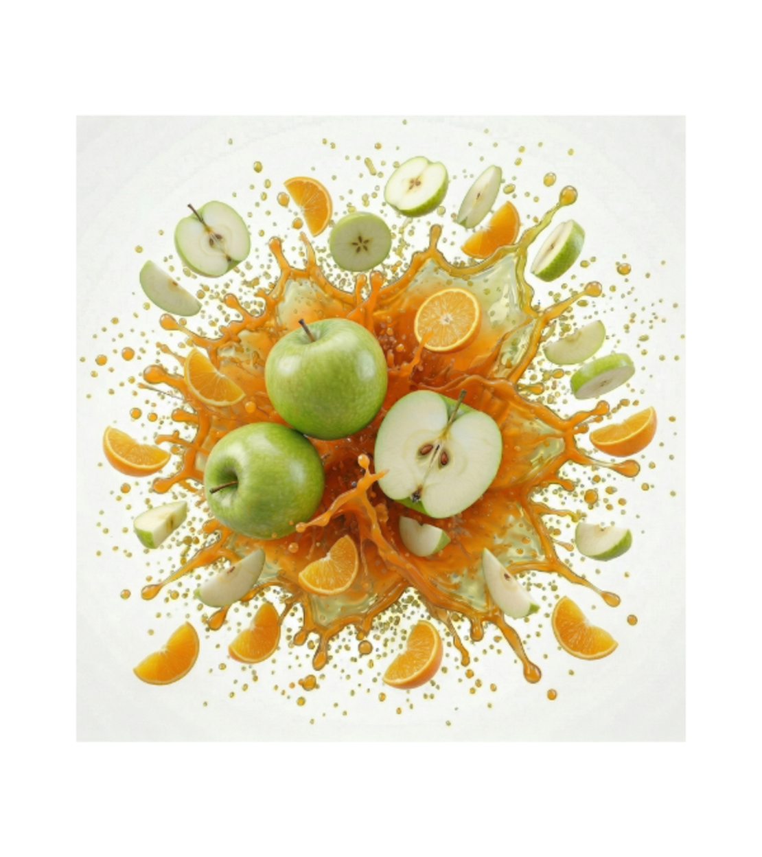 מיץ תפוח-תפוז סחוט טרי