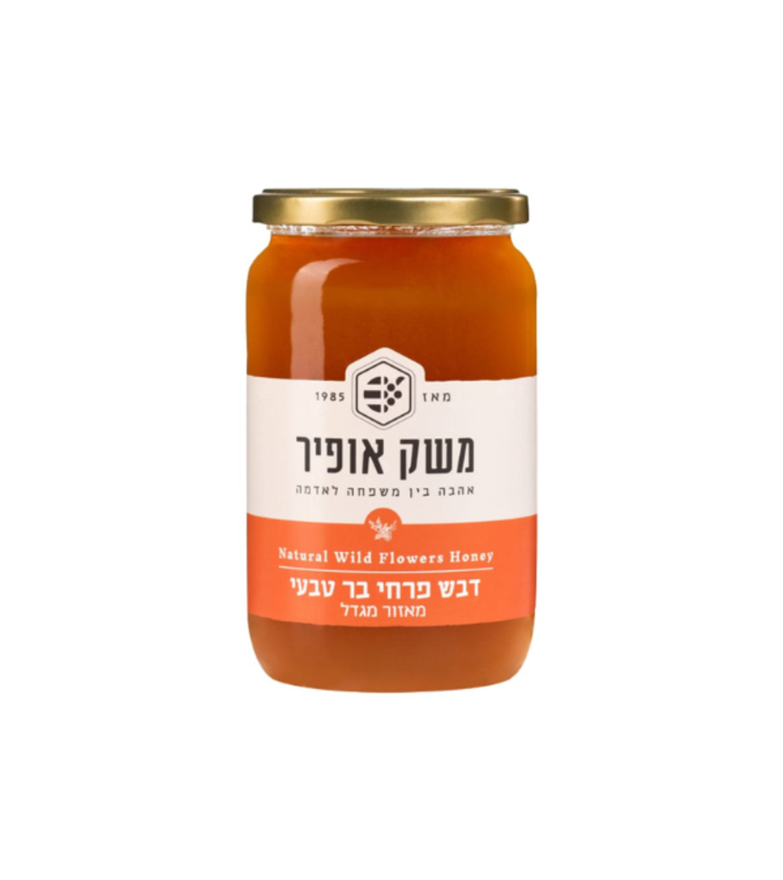 דבש פרחי בר טבעי מגדל | 500 גרם