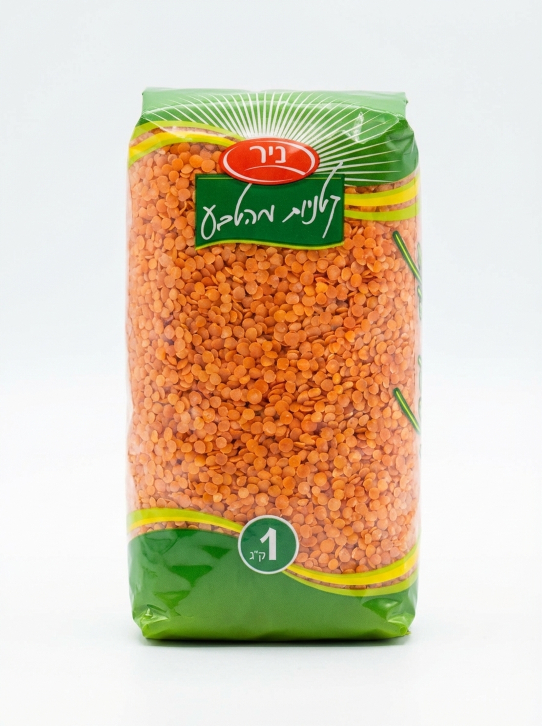 עדשים אדומות 1 קילו