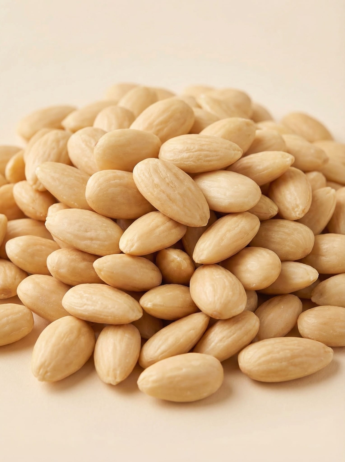 שקד מקולף טבעי (מולבן) 250 גרם