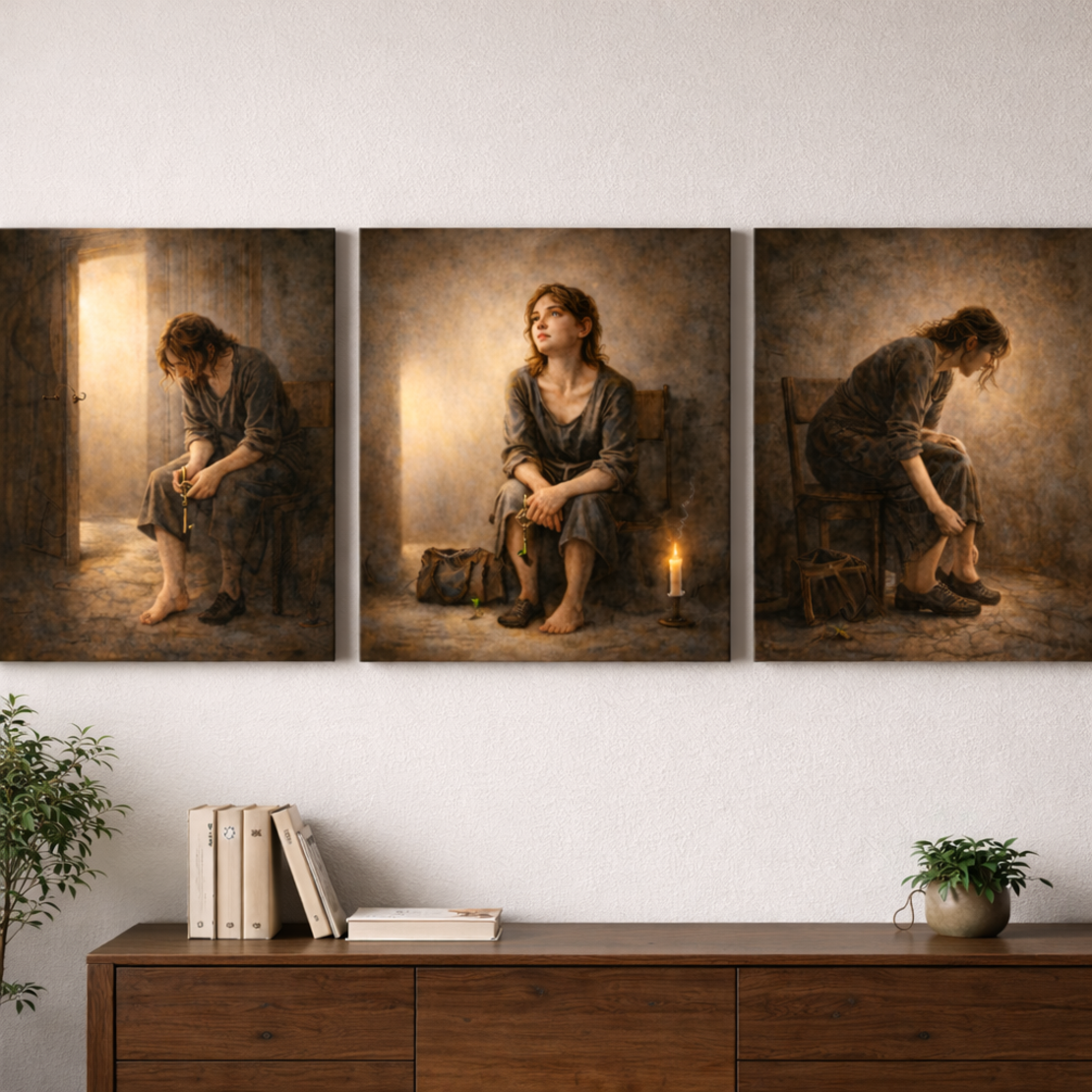 תמונת קנבס אומנותי יש מחר 3