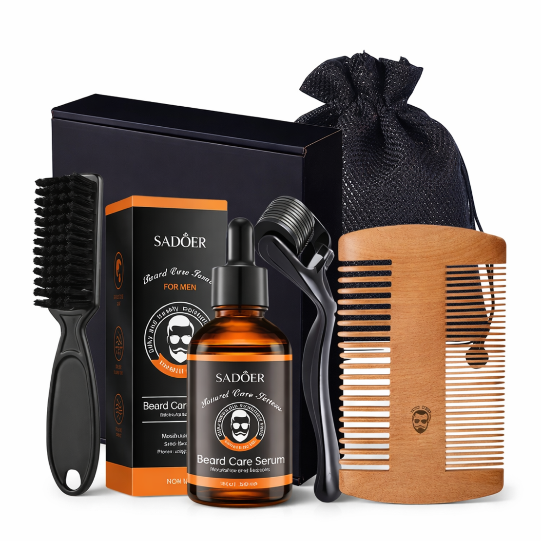 סט טיפוח זקן לגבר – טיפול מלא,