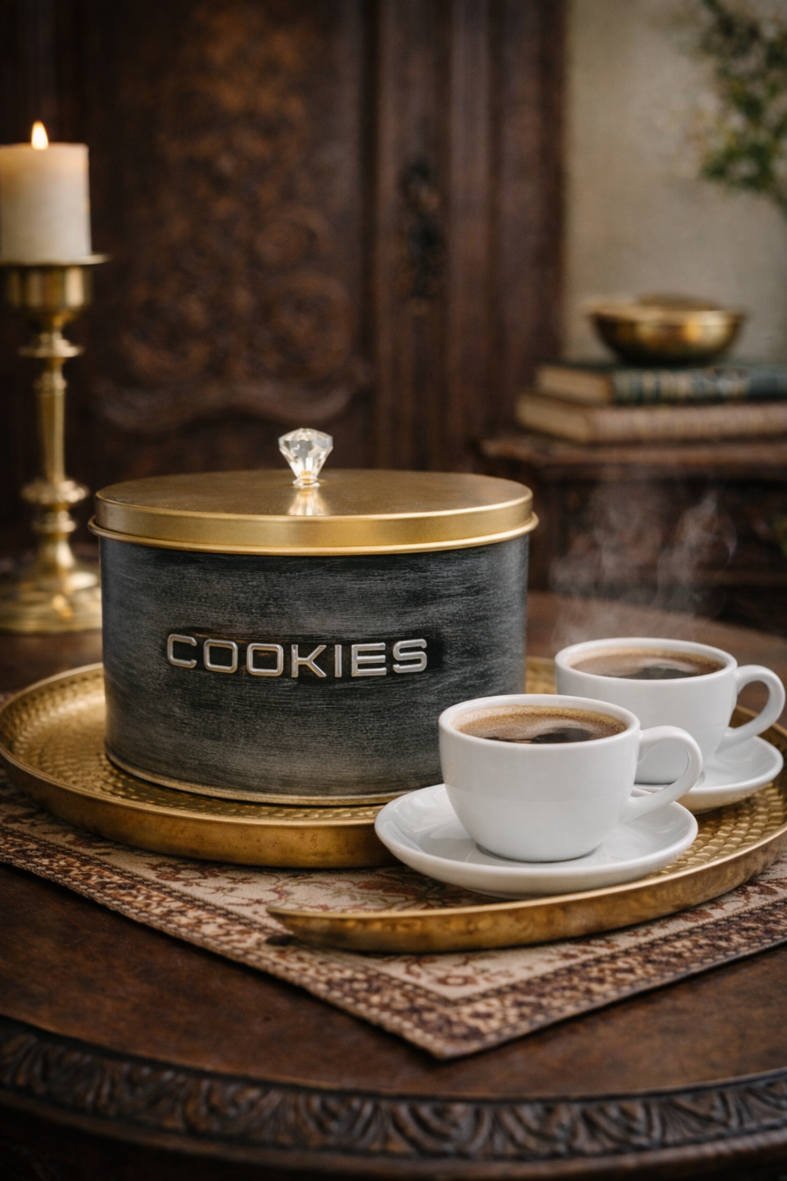 קופסת עוגיות דקורטיבית בעיצוב ייחודי