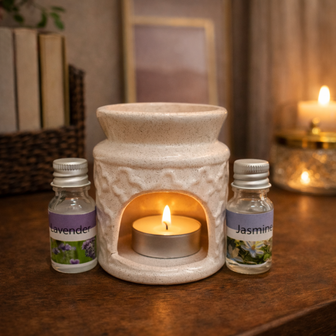 מתקן מפיץ ריח בכלוב זהב