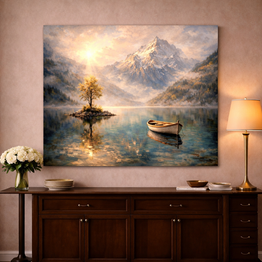 תמונת קנבס אומנותית שקט נצחי