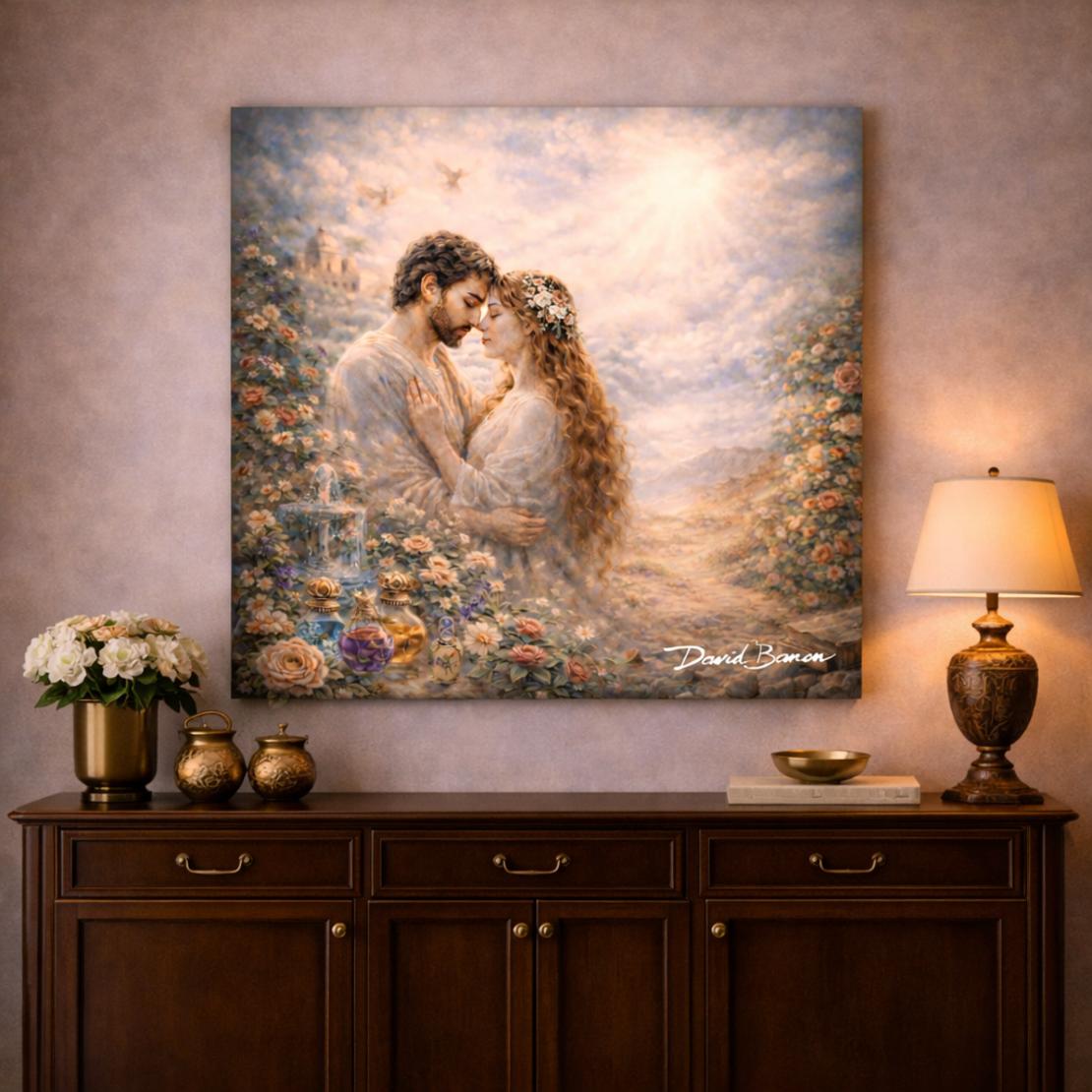 תמונת קנבס אומנותית שיר השירים