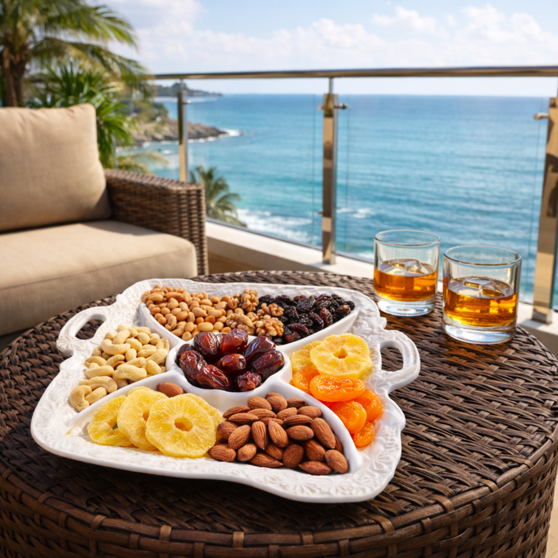 קערת הגשה קרמי