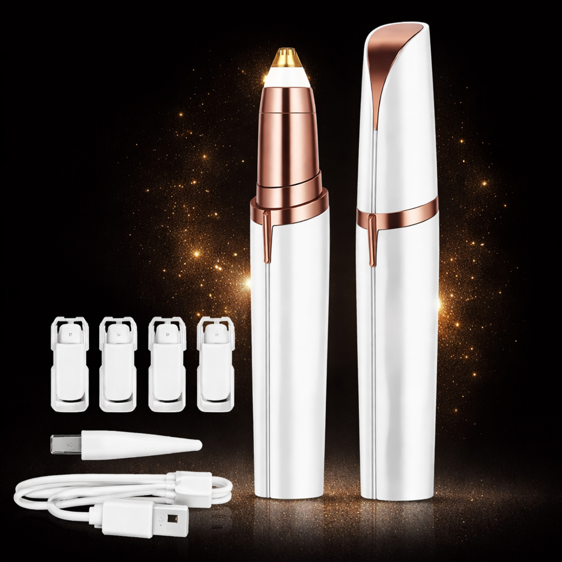 מכשיר חשמלי לעיצוב גבות נטען