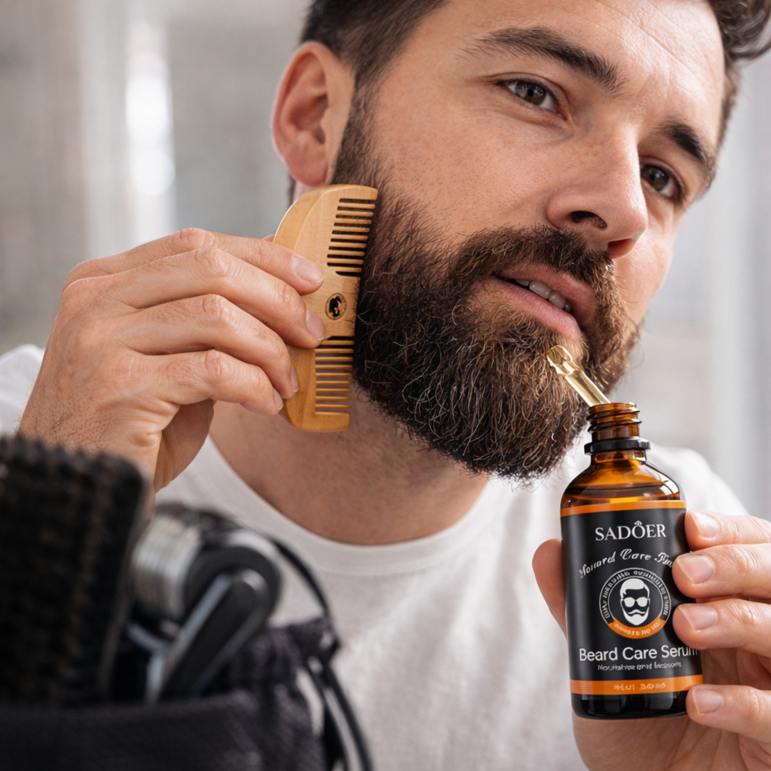 סט טיפוח זקן לגבר – טיפול מלא,