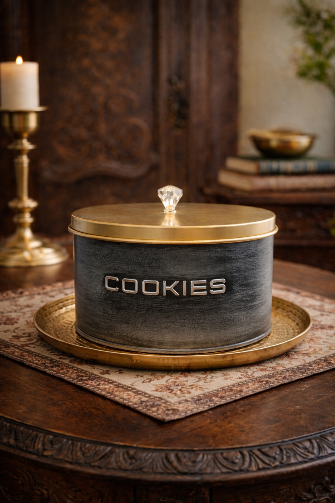 קופסת עוגיות דקורטיבית בעיצוב ייחודי