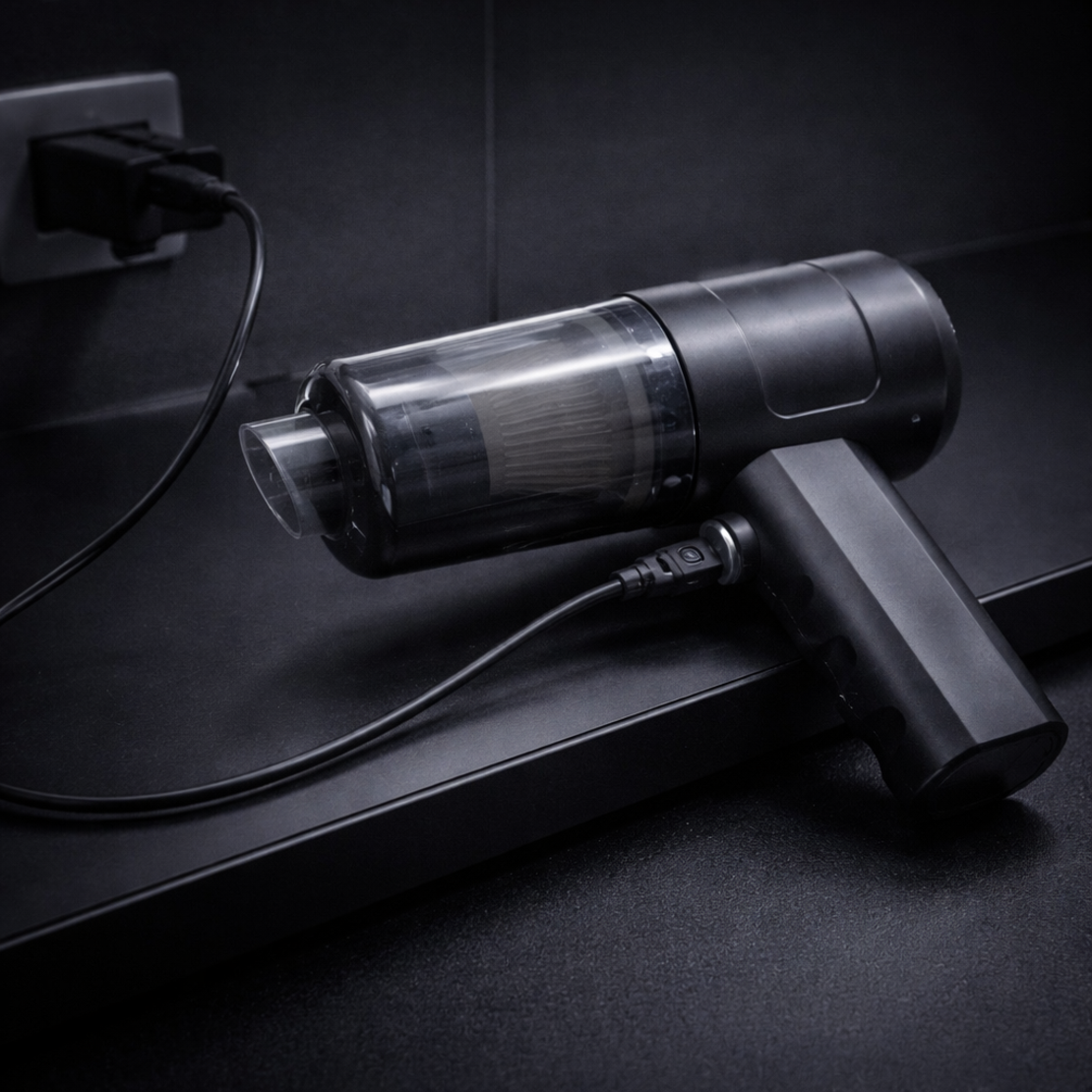 שואב אבק נטען קומפקטי לרכב ולבית