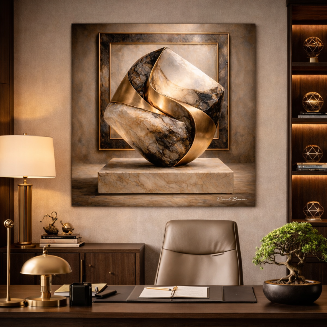 תמונת קנבס לבית לסלון כובד היוקרה