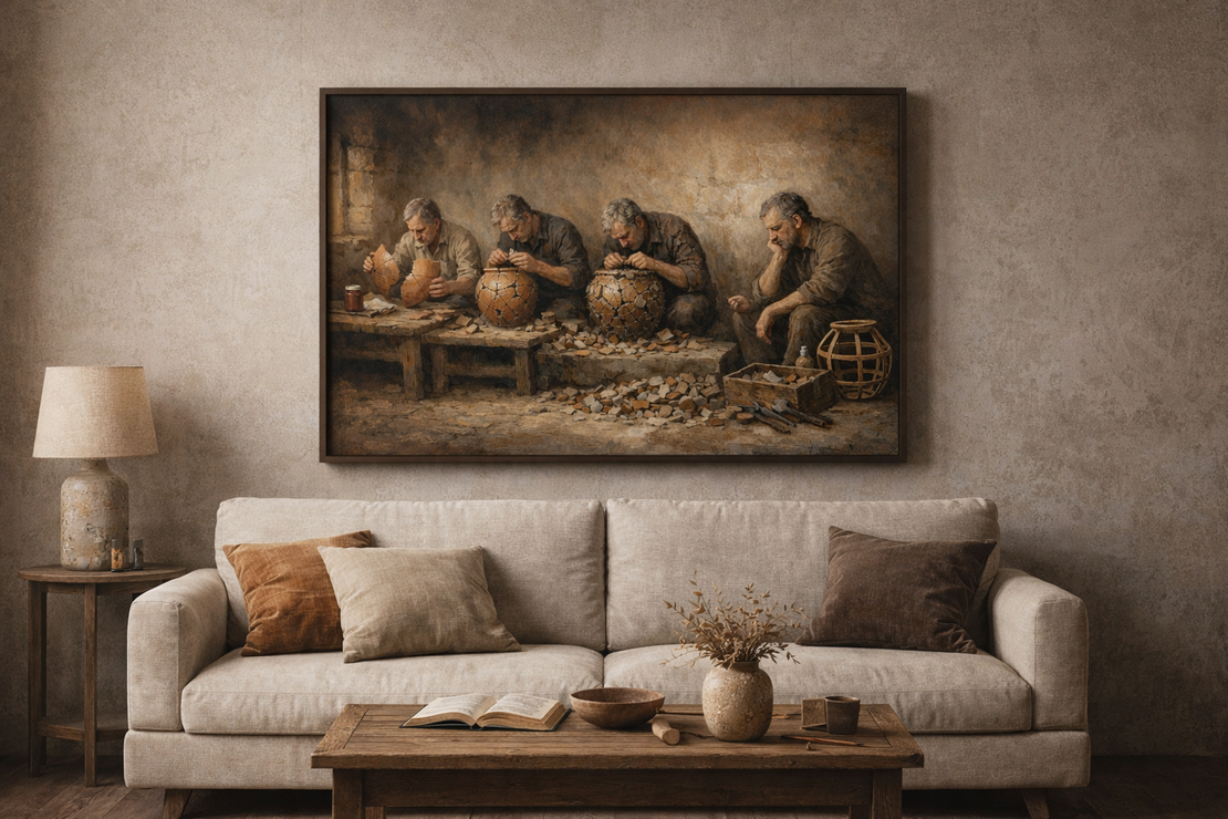 תמונת קנבס יוקרתית המתאימה לבית, לסלון ולמשרד