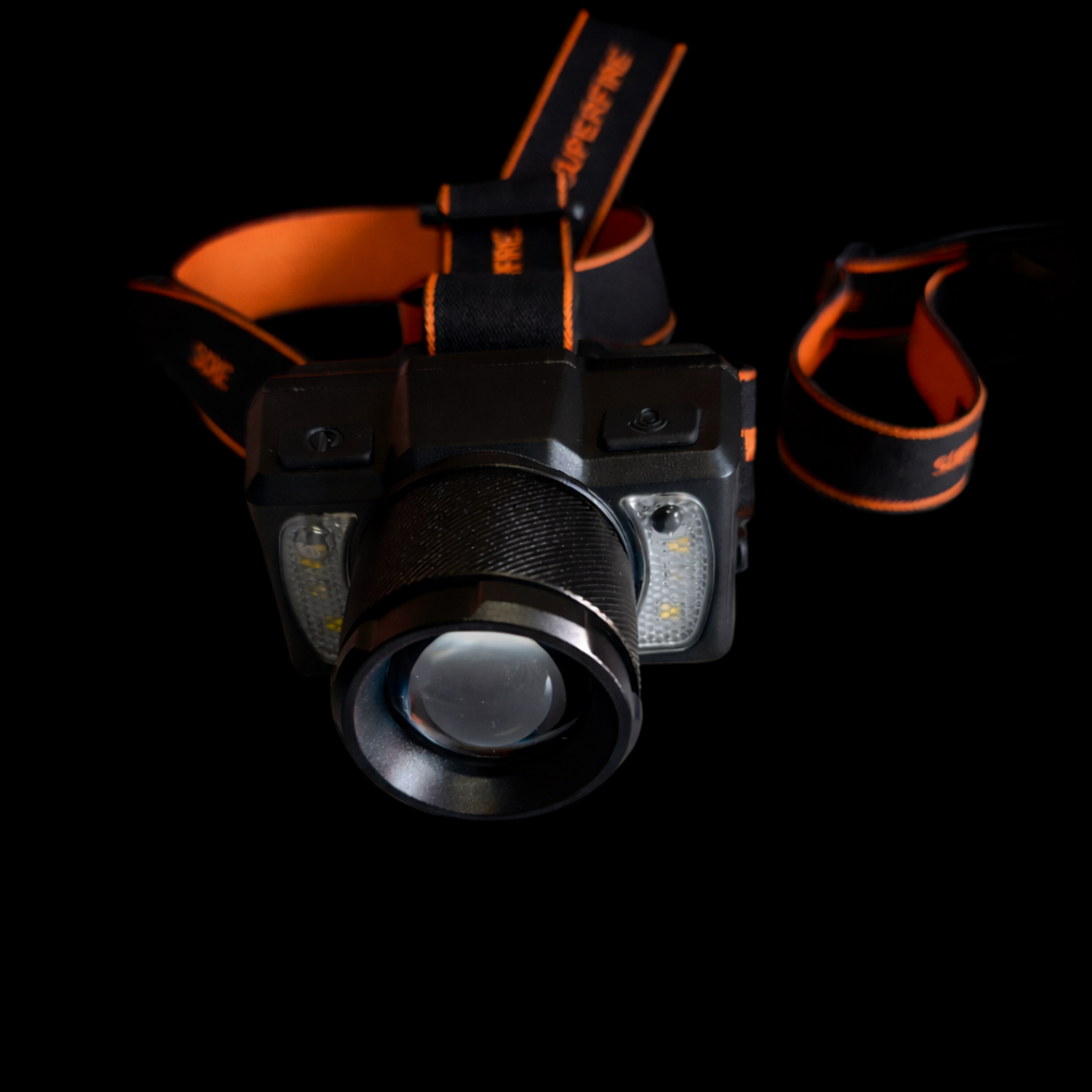 פנס ראש מקצועי לדיג ולשטח