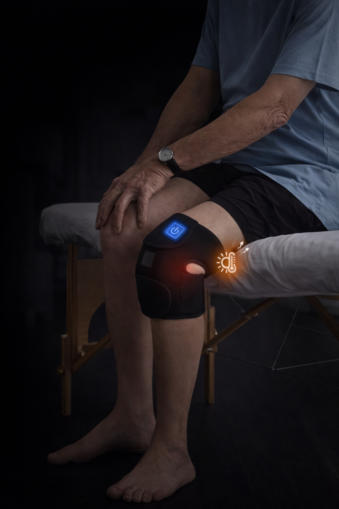 מסאז' ברכיים עם חימום בחיבור USB