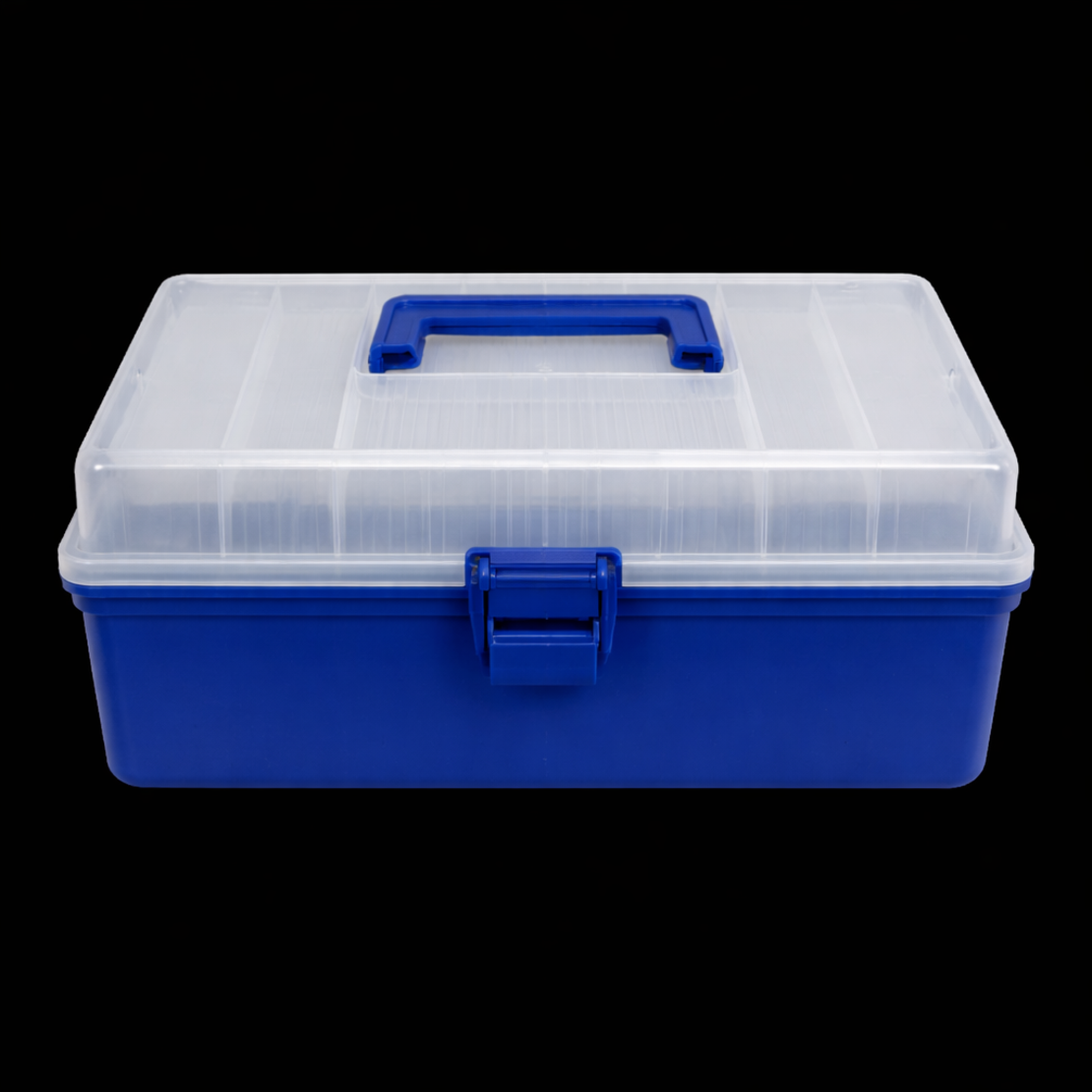 ארגז ציוד דייג נפתח עם תאים