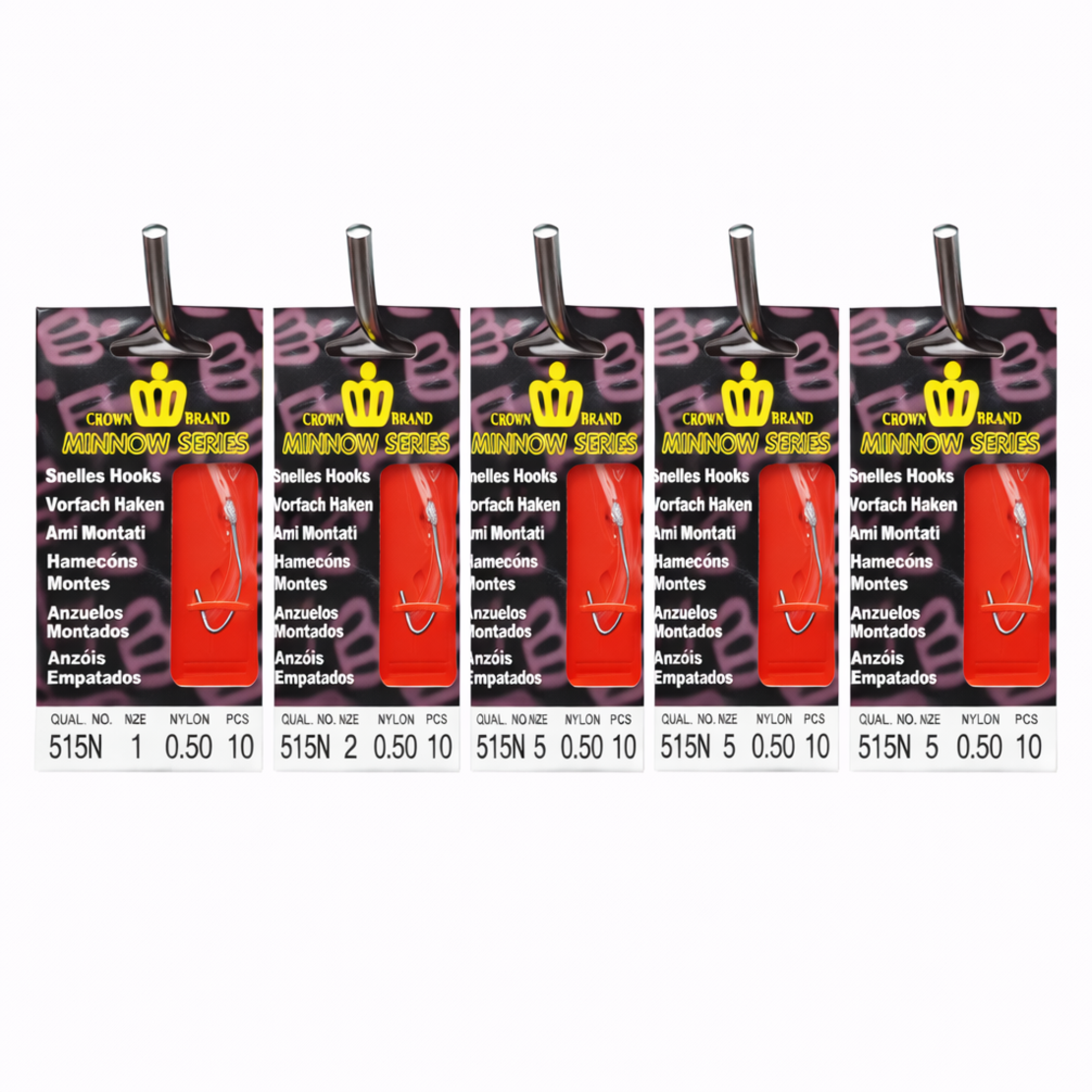 קרס עם חוט דיג מידה 1 – מוכן לדיג