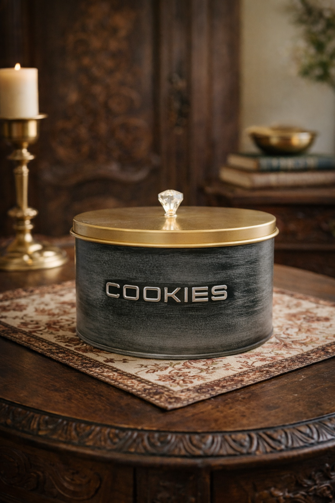 קופסת עוגיות דקורטיבית בעיצוב ייחודי