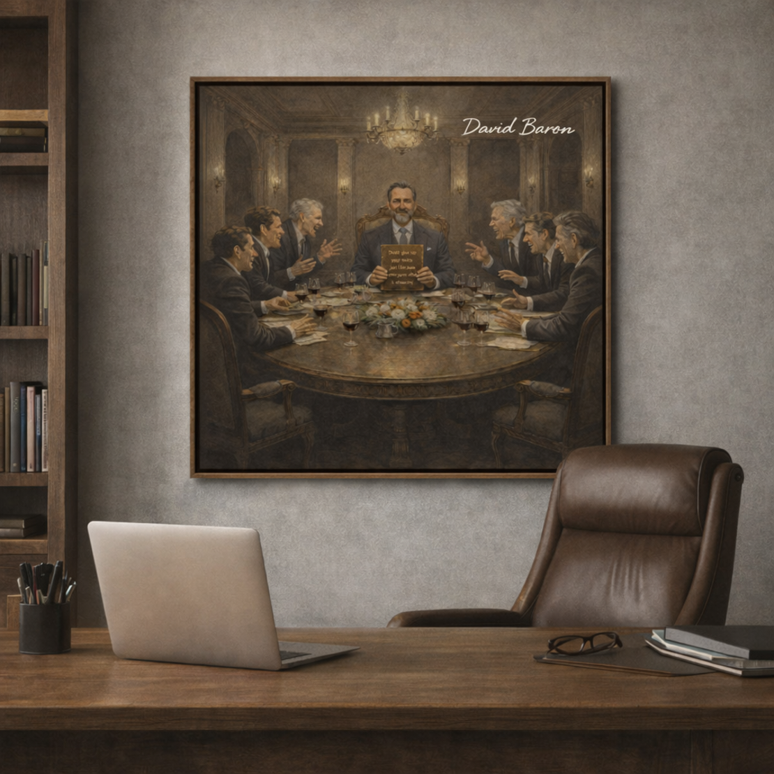 תמונת קנבס יוקרתית לבית, לסלון יוצר דוד בנון