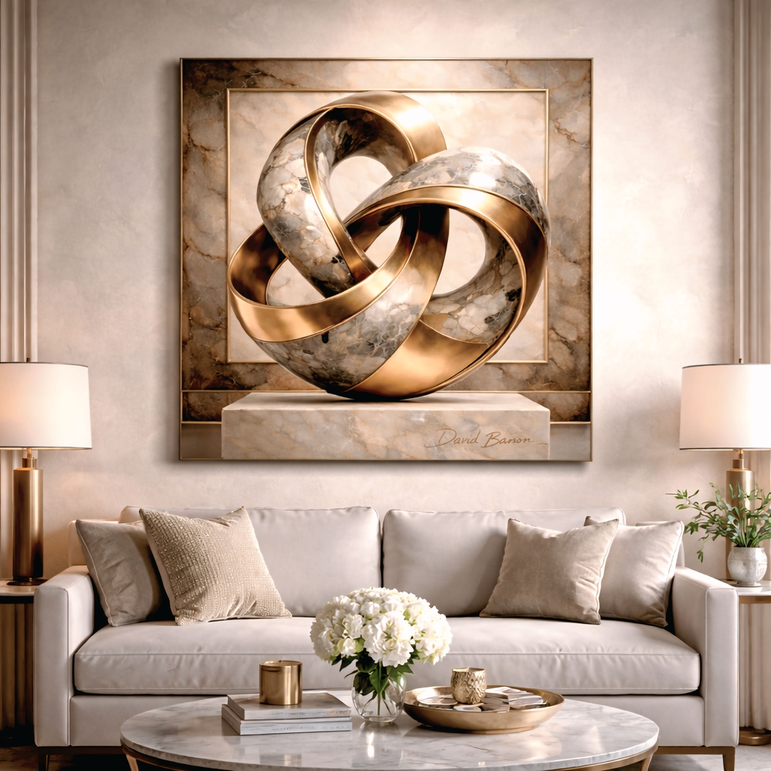 תמונת קנבס לבית ולסלון – צורה בהרמוניה