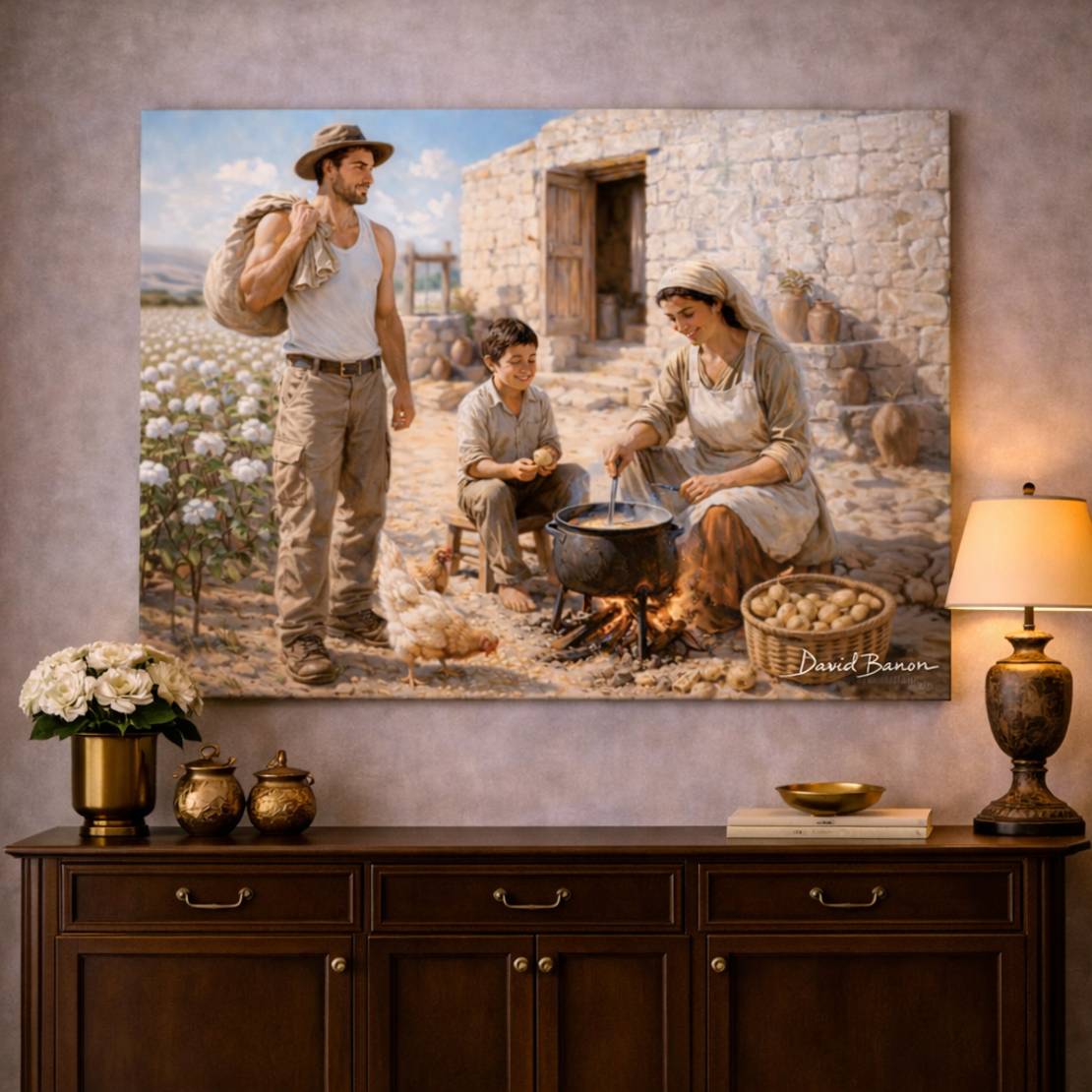 תמונת קנבס יוקרתית לבית, סלון ומשרד