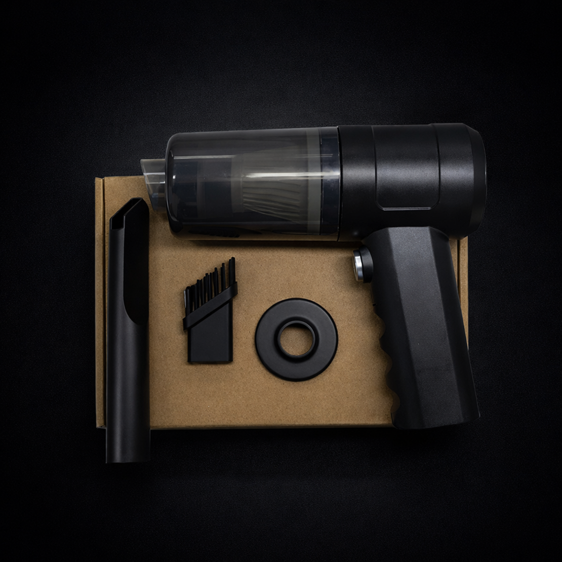 שואב אבק נטען קומפקטי לרכב ולבית