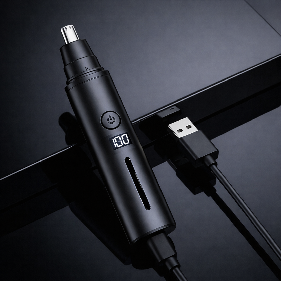 מסיר שיער אף נטען USB מקצועי