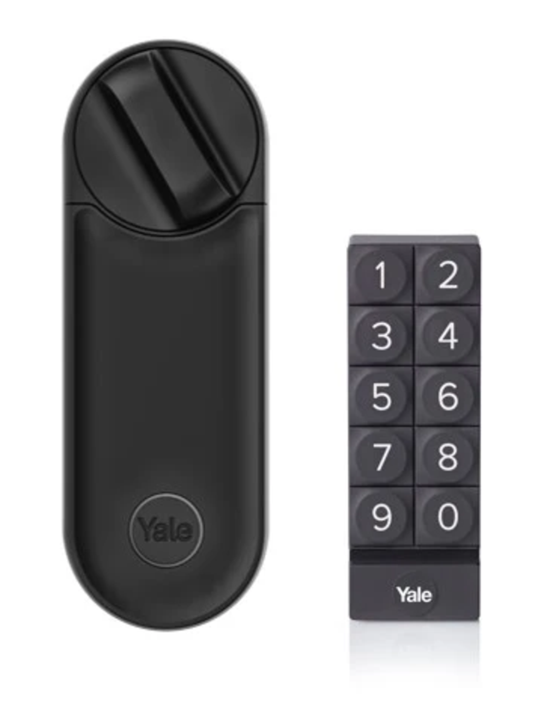 ערכת מנעול חכם Linus™ L2 + קודן טביעת אצבע + מגשר אינטרנט מובנה +קורא קרבה Yale Dot + סוללה נטענת!