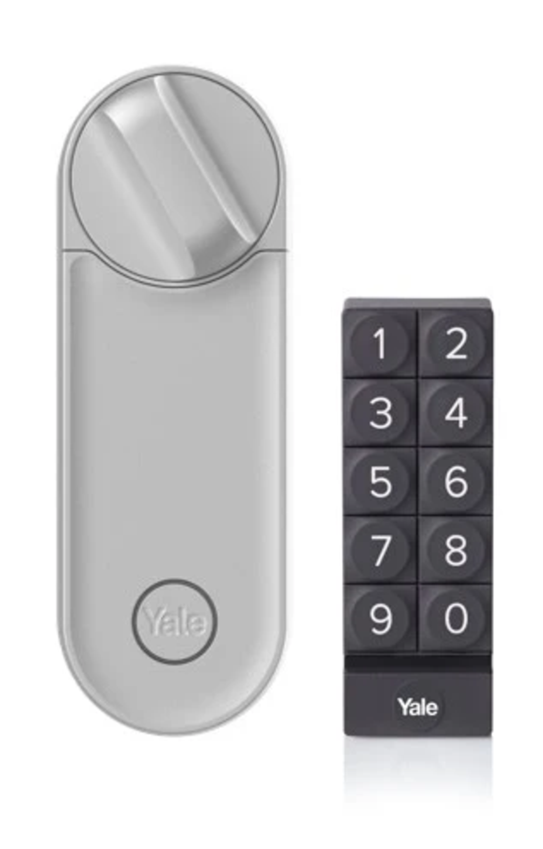 ערכת מנעול חכם Linus™ L2 + קודן טביעת אצבע + מגשר אינטרנט מובנה +קורא קרבה Yale Dot + סוללה נטענת!