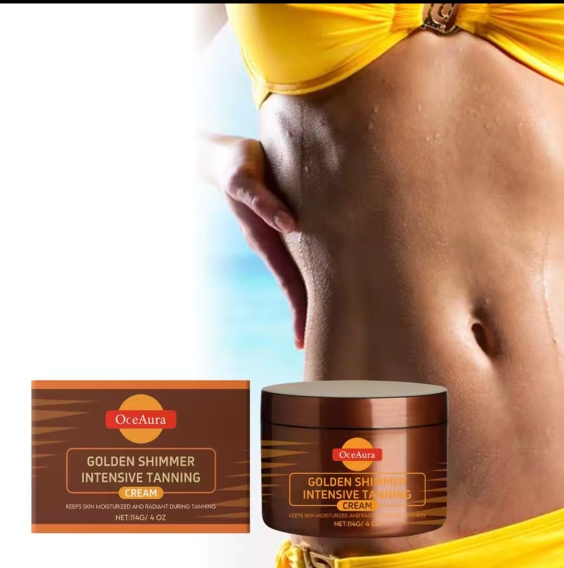 Golden Shimmer Intensive Tanning Cream 140g – קרם שיזוף זהוב
