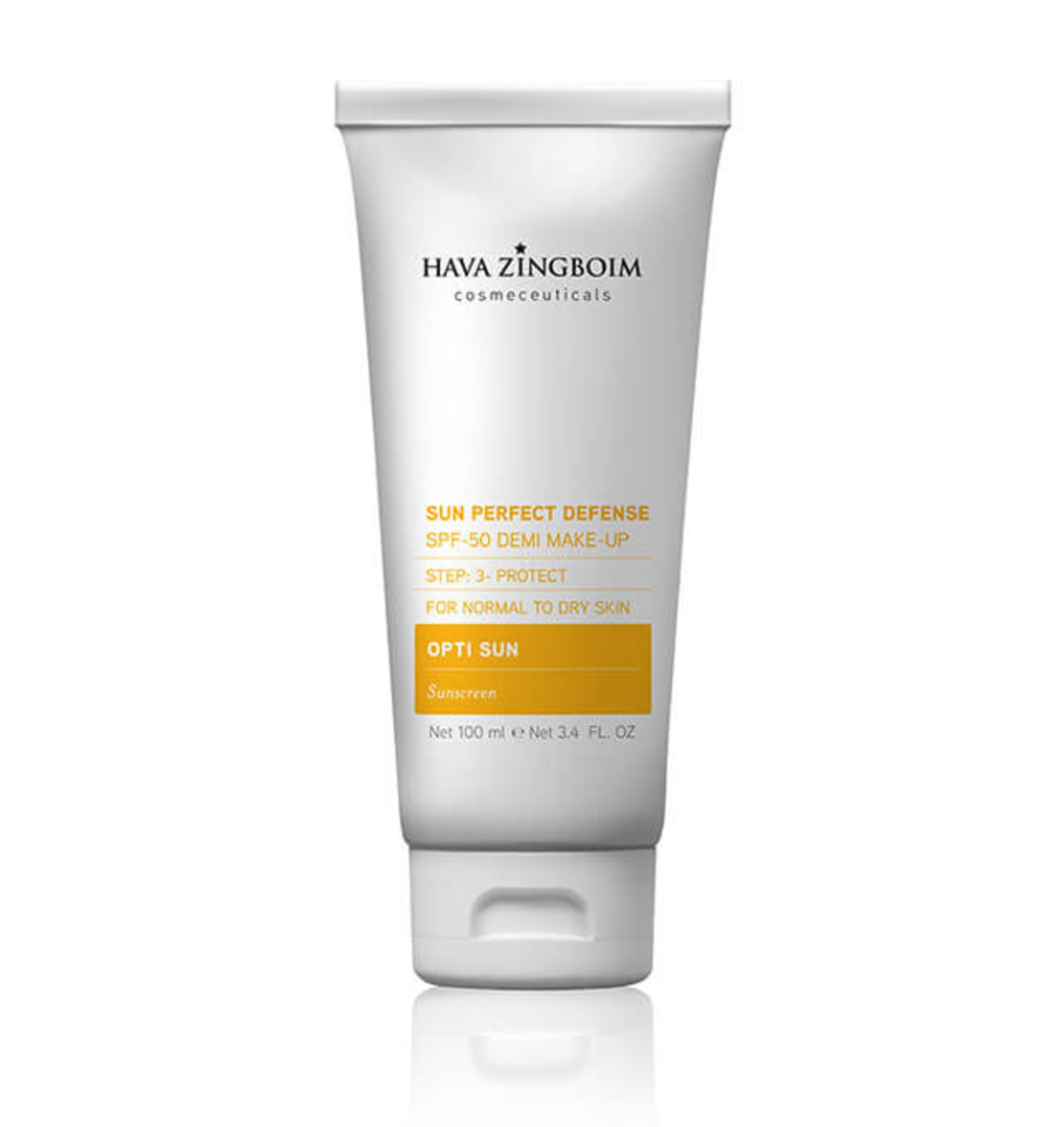 סאן פרפקט דיפנס דמי מייק אפ 50 SPF (מכיל מייק אפ עדין) - SUN PERFECT DEFENSE DEMI MAKE-UP SPF 50