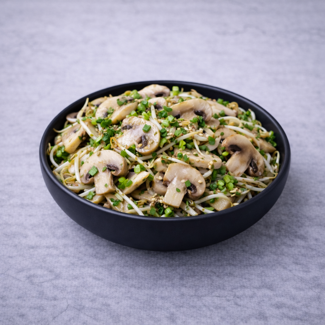 סלט פטריות שמפניון ונבטים - 1 ליטר