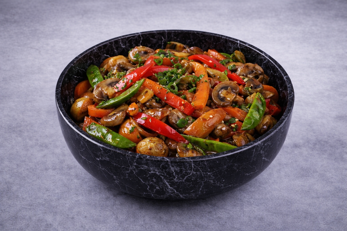 ירקות מוקפצים בסגנון סיני - 1 ליטר