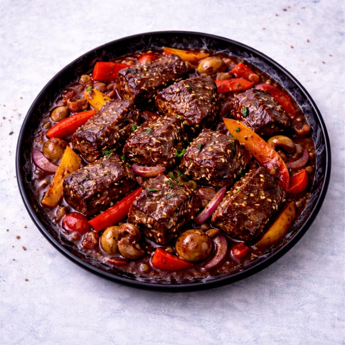 צלי בקר פלפלת ויין (מס 5) - 4 יח'