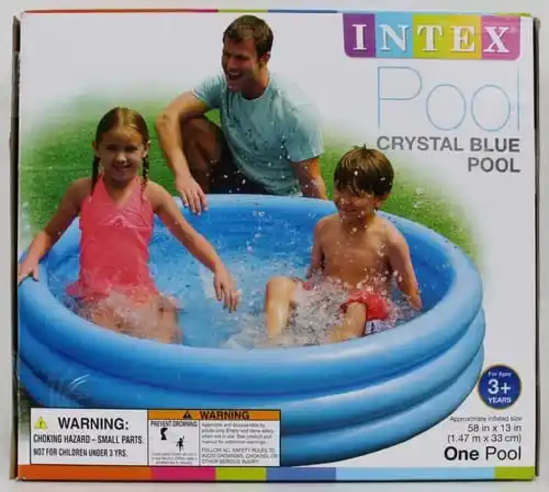 בריכה עגולה כחולה 3 קומות 1.47mx33cm ק'-6 58426