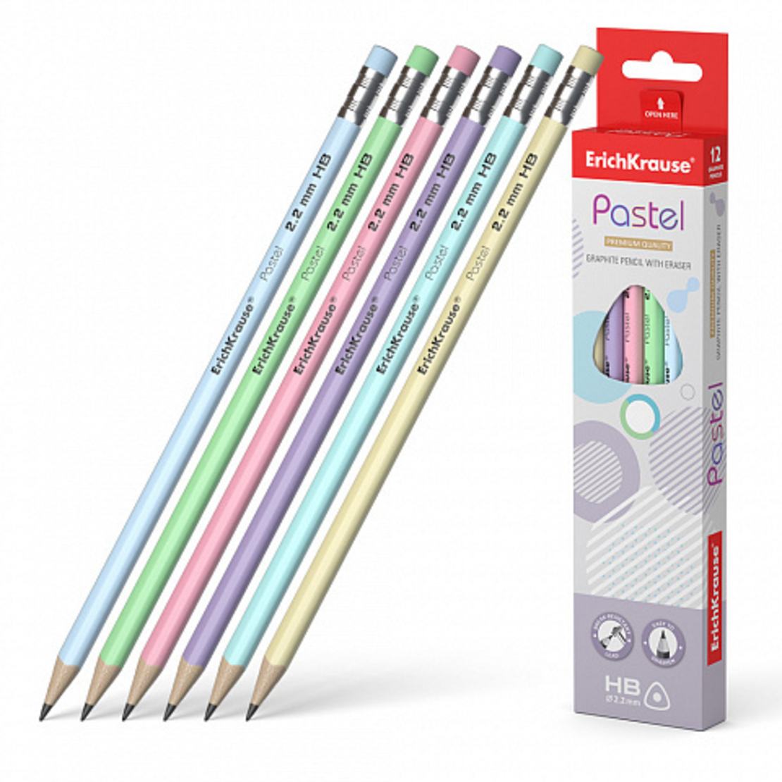 עפרון HB גרפיטי פסטל EK