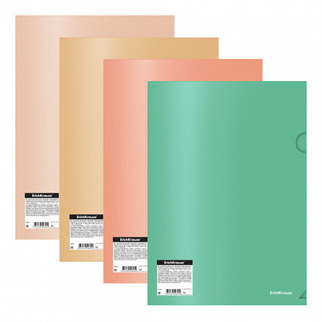 תיק הגשה MATT POWDER מעורב צבעים A4