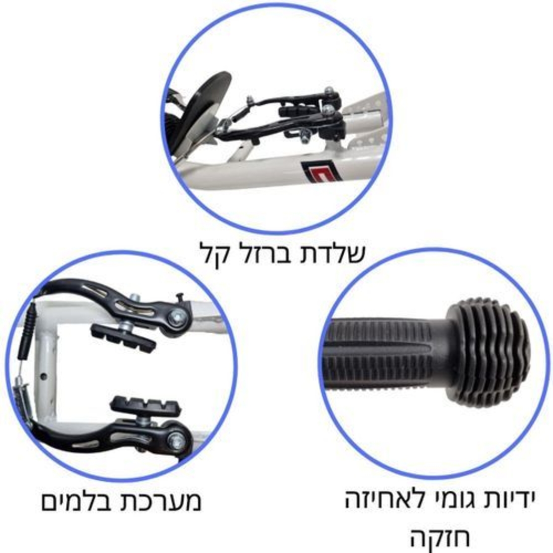 קורקינט לילדים 16 אינץ' עם רגלית, כידון מתכוונן ומשטח עמידה בטיחותי מגילאי 5 ומעלה - שחור/כתום Hajoj